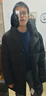 真維斯（Jeanswest）棉服男棉衣冬季潮流連帽中長(cháng)款加厚外套男士羽絨棉襖保暖衣服 曬單實(shí)拍圖