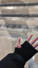 奧義馳棉冬季保暖半指手套男女手套學(xué)生寫(xiě)字手套漏指游戲加厚情侶手套 黑色無(wú)圖 雙層（厚款） 曬單實(shí)拍圖