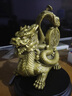 景庫  玄武擺件黃銅金錢玄武神獸青龍白虎朱雀玄武龜一套客廳裝飾大號 高15cm銅金錢玄武+贈底座 曬單實拍圖