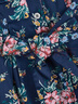 布克兄弟（BrooksBrothers）[Supima棉]女士25早秋季新款印花連衣裙 4004-藏青色 S 6 曬單實(shí)拍圖