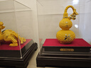 金水堂絨沙金百福銅葫蘆擺件工藝品送長(cháng)輩生日禮物喬遷開(kāi)業(yè)賀禮禮盒裝 【定制祝?！亢J擺件約21.5*14.6*25cm 曬單實(shí)拍圖
