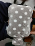 泊斯爾（borth） 注水熱水袋安全加厚防爆沖水暖水袋沖水充水暖手袋大號PVC暖腰腹 灰色波點(diǎn)【大號】2升 曬單實(shí)拍圖