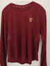 馬孔多（macondo）美利奴羊毛運動(dòng)長(cháng)袖T恤防縮水春夏新款馬拉松圓領(lǐng)抗菌跑步訓練T恤 櫻桃紅漆 女款 S 曬單實(shí)拍圖