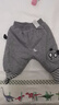 巴拉巴拉寶寶男童長(cháng)褲冬季女童褲子秋冬兒童休閑款加絨加厚潮棉褲 中花灰00502 73cm 曬單實(shí)拍圖