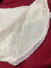 雪茜曼內(nèi)褲女純棉7A抗菌無(wú)痕透氣蕾絲邊甜美提花款少女中腰短褲女士?jī)?nèi)褲 曬單實(shí)拍圖
