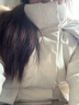 林羽森寬松派克服工裝羽絨棉服女2025冬季新款大毛領中長款加厚棉衣外套 米白色 XL 推薦130-155斤 曬單實拍圖