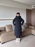 雅鹿【95鴨絨】極寒長(cháng)款羽絨服女士冬季新款運動(dòng)戶(hù)外過(guò)膝加厚外套 黑色 【95鴨絨 高充絨極寒款】 M (160) 【推薦110-125斤】 曬單實(shí)拍圖