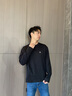 Calvin KleinJeans春秋男士休閑通勤簡(jiǎn)約ck字母印花純棉寬松長(zhǎng)袖T恤J326901 BEH-太空黑 L 曬單實(shí)拍圖