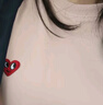 查爾斯桃心【白鹿&王楚然同款】衛衣男女情侶同款圓領(lǐng)加絨上衣粉紅色加絨L 曬單實(shí)拍圖