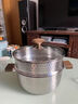 國風(fēng)304不銹鋼奶鍋雪平鍋無涂層寶寶輔食煮面鍋家用電磁爐煤氣灶通用 【含鍋蓋】雪平鍋 24cm 曬單實(shí)拍圖