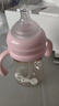 jerrybaby新生兒ppsu奶瓶嬰兒奶瓶陶瓷重力球吸管耐摔寬口徑大寶寶防脹防嗆 恬粉 280ml 曬單實(shí)拍圖