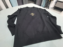 卡賓（CABBEEN）【老花提花】金線刺繡毛衣男2024秋季新款黑色針織衫時尚簡約 煤黑色01 L /175/50 曬單實拍圖