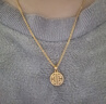 CRD克徠帝黃金素鏈O字鏈足金999項(xiàng)鏈男女同款百搭鎖骨鏈送七夕禮物 5.5g 18#[45cm] 曬單實(shí)拍圖
