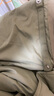 Teenie Weenie小熊女裝簡約秋冬休閑連帽羽絨服時尚可拆卸毛領(lǐng)外套 淺卡其色 S (160) 曬單實拍圖