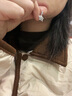 老鳳祥銀項鏈女純銀星星吊墜百搭小眾掛墜新款情人節(jié)生日禮物送老婆女友 純銀星星項鏈*銀白色 曬單實拍圖