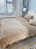 南極人（Nanjiren）A類(lèi)牛奶絨被子冬天冬被1.5米x2米學(xué)生宿舍加厚加絨保暖被褥秋冬被 雙面絨被子純色-灰色【加厚保暖】 150x200cm單人冬被【約6斤】 曬單實(shí)拍圖