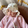 李晨曦嬰兒帽子春秋款護(hù)囟門(mén)帽可愛(ài)公主百搭女寶寶遮陽(yáng)帽包頭帽薄款洋氣 常小花朵包頭帽—粉色玫瑰 適合2-12個(gè)月寶寶頭圍40—48CM 曬單實(shí)拍圖