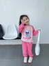 G.DUCKKIDS女童套裝春秋冬款2025寶寶庫洛米加絨一體絨兒童春秋運動(dòng)兩件套 庫洛米亮片套裝-粉色-春秋款 120 曬單實(shí)拍圖