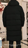 太平鳥男裝款羽絨服冬季過膝長款連帽保暖外套 黑色1（寬松) XL  曬單實拍圖