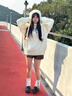 DGOV高領(lǐng)套頭毛衣女春秋季新款寬松慵懶風(fēng)軟糯加厚外穿針織衫打底上衣 米白色zt M 建議95-105斤 曬單實拍圖