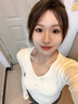 LDBEV領(lǐng)長(zhǎng)袖t恤女2025新款春季內(nèi)搭打底衫設(shè)計(jì)感甜辣風(fēng)短款打底上衣潮 杏色 S 曬單實(shí)拍圖