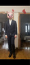 威可多（VICUTU）男士正裝直筒羊毛商務(wù)通勤褲子結婚新郎伴郎西褲藍色 170/81B 曬單實(shí)拍圖