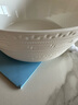 WEDGWOOD[七夕禮物]意大利浮雕沙拉碗骨瓷白色瓷碗小飯碗20cm碗盤(pán)餐具 曬單實(shí)拍圖