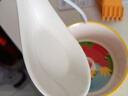 五和（WUHE）輔食碗兒童餐具寶寶吃飯碗卡通帶手柄嬰幼兒碗耐樹脂食品級防燙 巧虎單柄碗400ML+勺子 曬單實拍圖