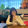 LDBE拼接蕾絲蝴蝶結(jié)長(zhǎng)袖針織衫女秋冬內(nèi)搭打底修身設(shè)計(jì)感韓系毛衣上衣 杏色 L 曬單實(shí)拍圖