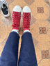 匡威（Converse）CONVERSE匡威All Star Move女云朵厚底休閑運動(dòng)鞋圣誕紅色A12586C A12586C 38 曬單實(shí)拍圖