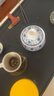 思米花蓋碗茶杯家用陶瓷三才青花瓷泡茶碗帶蓋大號不燙手青花茶具茶杯 帶金蓮花（200ml） 曬單實(shí)拍圖