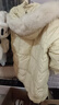 衣香麗影【白鵝絨保暖】面包羽絨服女冬款大毛領(lǐng)外套 淺黃 M 曬單實(shí)拍圖