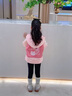 G.DUCKKIDS小黃鴨童裝女童外套春秋新款洋氣兒童衣服女孩休閑上衣中大童風(fēng)衣 小熊外套 130 建議7~8歲【120-130】cm 曬單實(shí)拍圖