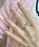 DR. DARLING鉆戒莫桑石戒指女一克拉求婚結婚禮表白生日禮物送女友老婆 簡(jiǎn)愛(ài)鉆戒女1克拉【當/次日達】 曬單實(shí)拍圖