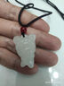 美雅福真玉吊墜十二生肖玉墜男女護身屬相鼠?；⑼谬埳唏R玉石掛件項鏈 生肖鼠 曬單實(shí)拍圖