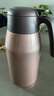 膳魔師（THERMOS） 保溫壺家用大容量不銹鋼真空暖水壺辦公室熱水瓶熱水壺 THS-2000 淺銀紅(CAC) 2L 曬單實(shí)拍圖