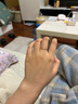 CRD克徠帝【現貨閃發(fā)】18K玫瑰金鉆石戒指彩金指環(huán)女鉆戒 【Q00619BR】18K玫瑰金鉆戒 曬單實拍圖