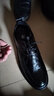 木林森（MULINSEN）皮鞋男商務(wù)正裝婚禮鞋厚底青年系帶休閑男鞋 R22033 曬單實(shí)拍圖