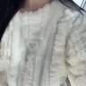 幸棉（LUCKMEEY）女秋冬家居服菱格麻花長(cháng)毛絨情侶套裝男可外穿保暖精致優(yōu)雅 香芋紫(女款) XL (女130-150斤/男 130-160斤) 曬單實(shí)拍圖