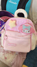 Hello Kitty美樂(lè )蒂幼兒園書(shū)包女孩大班女童2026新款女寶寶公主包兒童背包 美樂(lè )蒂粉（適合2-6歲） 曬單實(shí)拍圖
