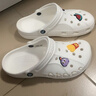卡駱馳crocs洞洞鞋貝雅男鞋女鞋一腳蹬穿脫涼拖鞋沙灘鞋拖鞋涼鞋女10126 10126-100 熱推（建議拍小一碼） 39 -40(250mm) 曬單實(shí)拍圖