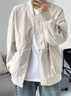 吉普羽絨服男2025新款飛行夾克羽絨服男款加厚冬季情侶輕薄外套男 淺卡其 XL （140-160） 曬單實(shí)拍圖