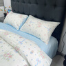 唐裔簡約全棉床上四件套家用純棉少女心田園風床單被套床笠床品三件套 春芽【親膚柔軟舒適透氣】 1.8m床單四件套-適合200x230被子 曬單實拍圖