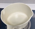 DONNOR陶瓷奶鍋家用不粘鍋加深嬰兒輔食鍋寶寶小煮鍋湯鍋宿舍泡面鍋 奶鍋咖啡色 18cm 曬單實拍圖