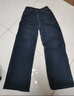 浪莎復古闊腿牛仔褲女春夏季松緊后腰高腰顯瘦小個(gè)子窄版直筒褲 曬單實(shí)拍圖