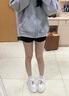 靖話松糕厚底小白鞋女2025年小個(gè)子增高6cm板鞋百搭休閑鞋時(shí)尚運(yùn)動(dòng)鞋 米白色 37 (235mm) 曬單實(shí)拍圖