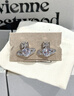 薇薇安·威斯特伍德（Vivienne Westwood）西太后官方旗艦正品滿鉆愛心耳釘輕奢耳環(huán)送女友情人節(jié)禮物 水晶愛心耳釘 2 曬單實(shí)拍圖