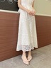 玖熙/玖熙尖頭單鞋女蝴蝶結(jié)針織通勤平底鞋 NF565019EK 超凡粉37 曬單實(shí)拍圖