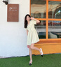 卓詩尼平底瑪麗珍女鞋2025年秋季新款法式配裙子圓頭拼色小香風(fēng)淺口單鞋 米/黑 37 曬單實拍圖