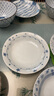 波佐見(jiàn)燒 日本進(jìn)口復古青花西餐具套裝圓形陶瓷意面冷菜大盤(pán)子創(chuàng  )意家用芙蓉草盤(pán)【20.5cm*4cm】凹凸感 曬單實(shí)拍圖